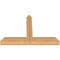 Ekena Millwork Portland Timber Gable Bracket, Western Red Cedar, 36"W x 24"H x 3 1/2"D x 3 1/2"F, 16/12 Pitch GBW036X24X0404POR00SWR - alternate 4